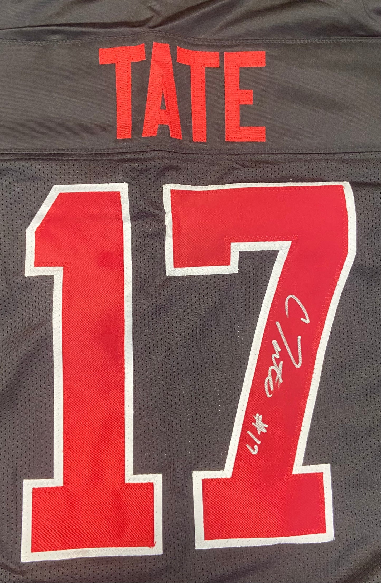 Carnell Tate Autographed OSU Black Custom Jersey