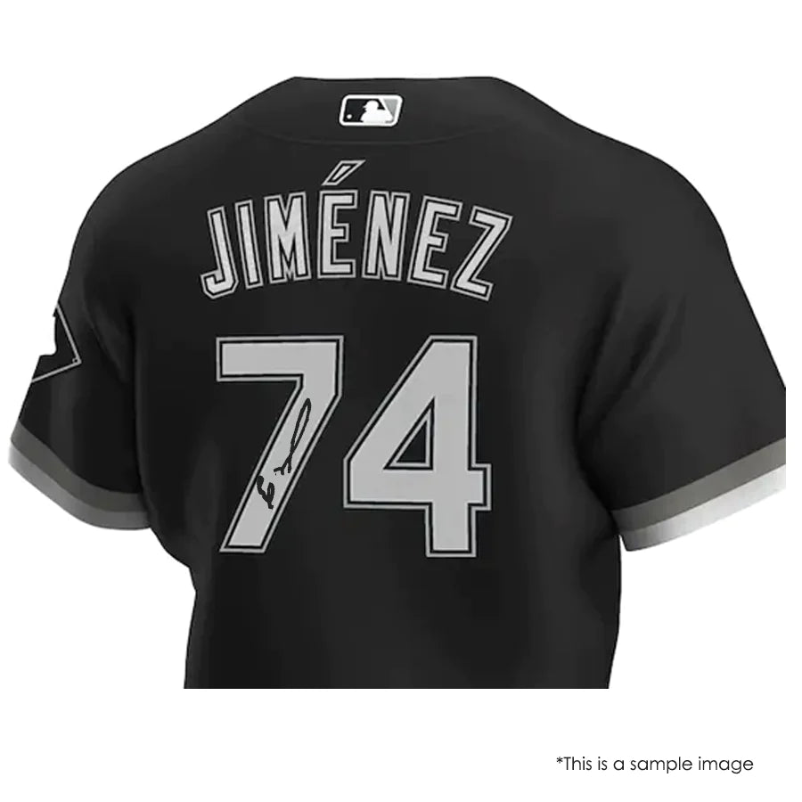Eloy Jimenez Autographed Black Chicago White Sox Authentic Jersey