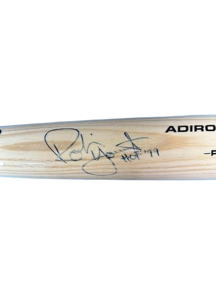 Robin Yount Autographed "HOF 99" Rawlings Bat DAMAGED