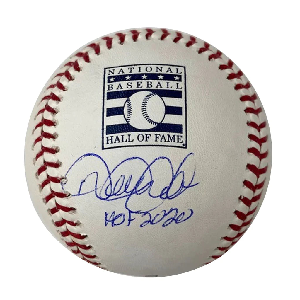 Derek Jeter Autographed Hall of Fame Logo Baseball with HOF 2020 Inscription
