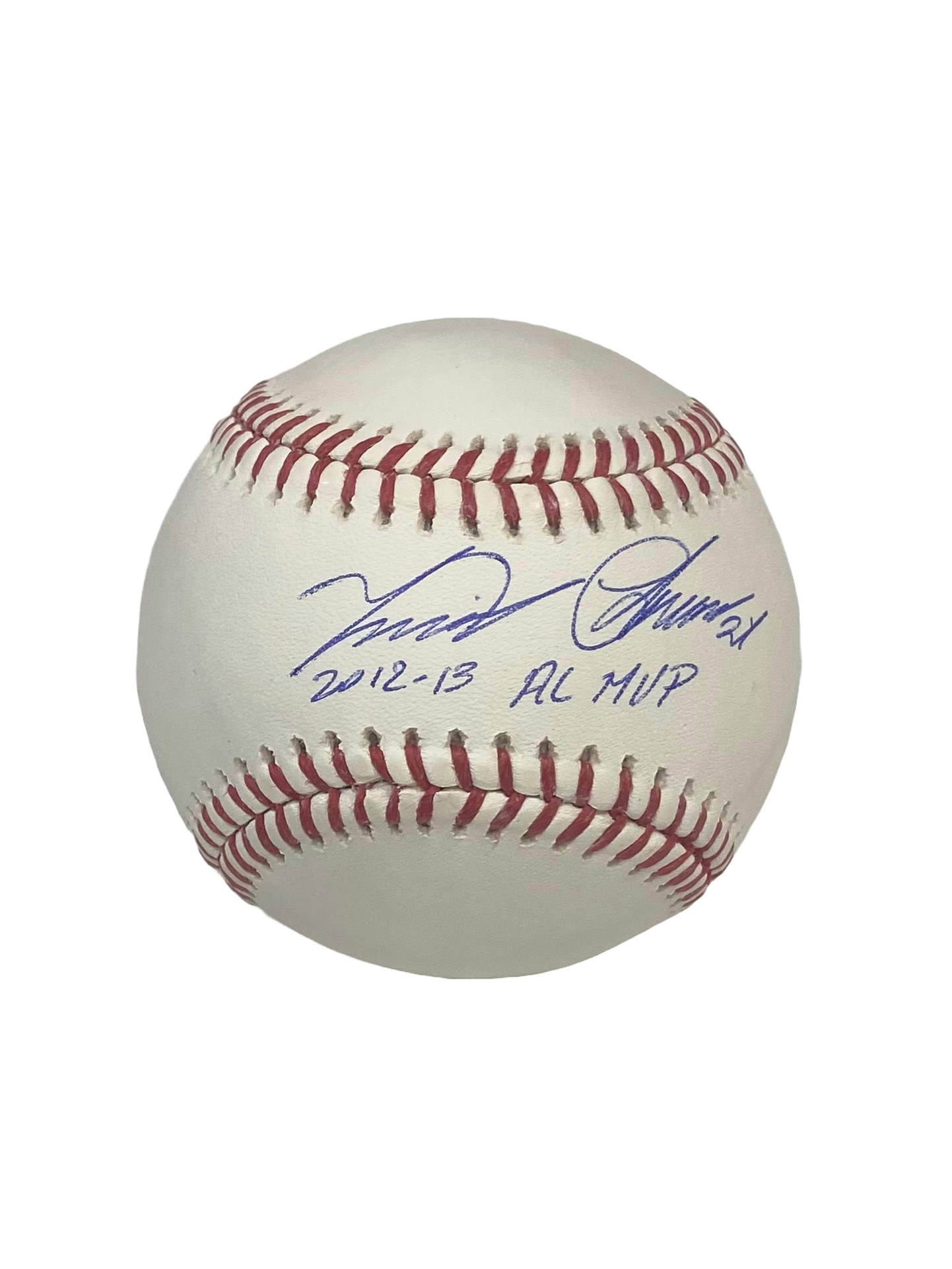 Miguel Cabrera Autographed "2012 - 13 AL MVP" Baseball