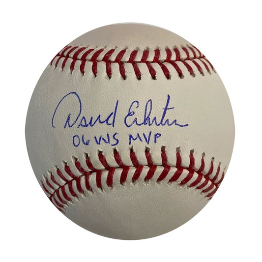 David Eckstein Autographed "06 WS MVP" Baseball