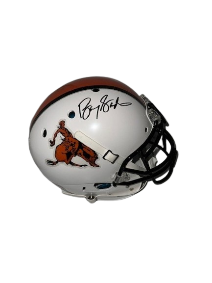 Barry Sanders Autographed White OSU Full-Size Authentic Helmet
