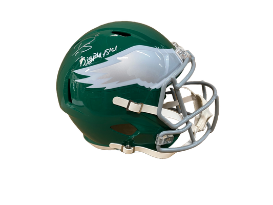 Darius Slay Autographed "Big Play Slay" Eagles Throwback Green Replica Full Size Helmet