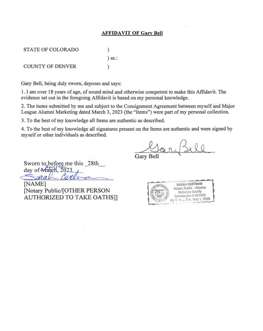 Joe Garagiola Autographed Baseball - Player's Closet Project