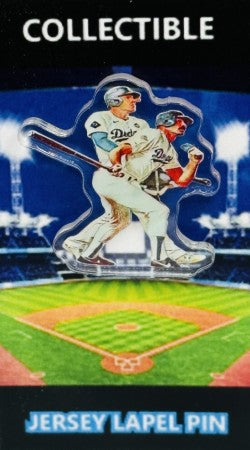Los Angeles Dodgers Freddie Freeman/Kirk Gibson Artwork Action Lapel Pin