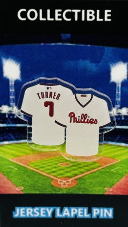 Philadelphia Phillies Trea Turner Jersey Lapel Pin