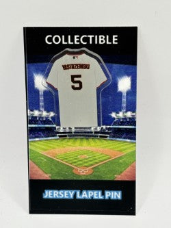 Mike Yastrzemski Acrylic Jersey Lapel Pin