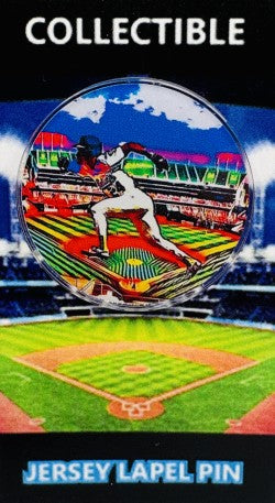 Rickey Henderson Artwork Lapel Pin