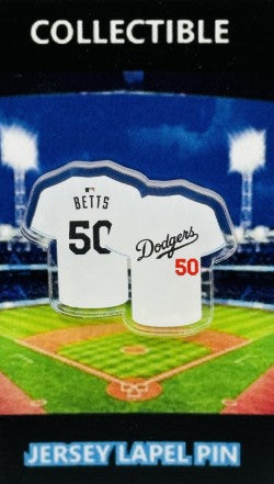 Los Angeles Dodgers Mookie Betts Jersey Lapel Pin