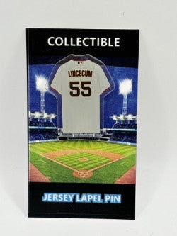 Tim Lincecum Acrylic Jersey Lapel Pin