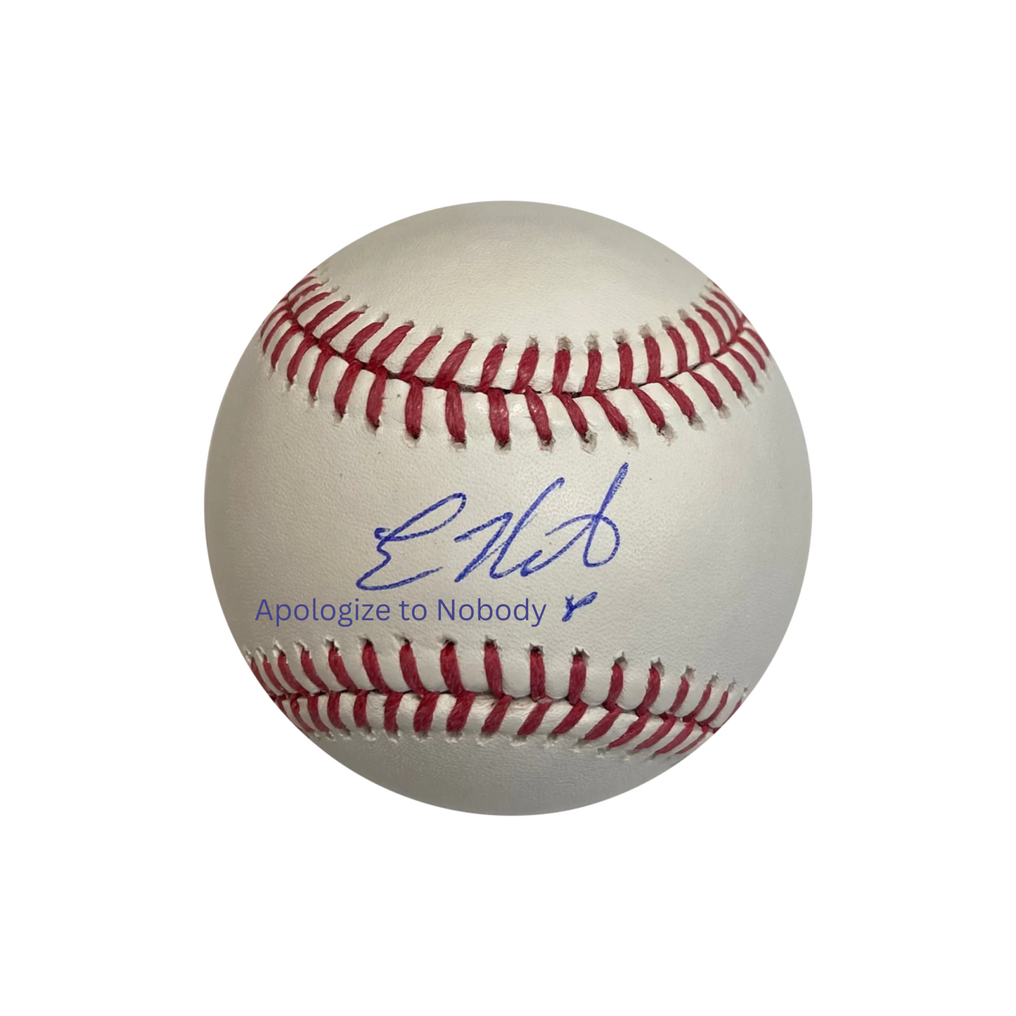 Kiké Hernandez Autographed "Apologize To Nobody" Baseball - (PRESALE)