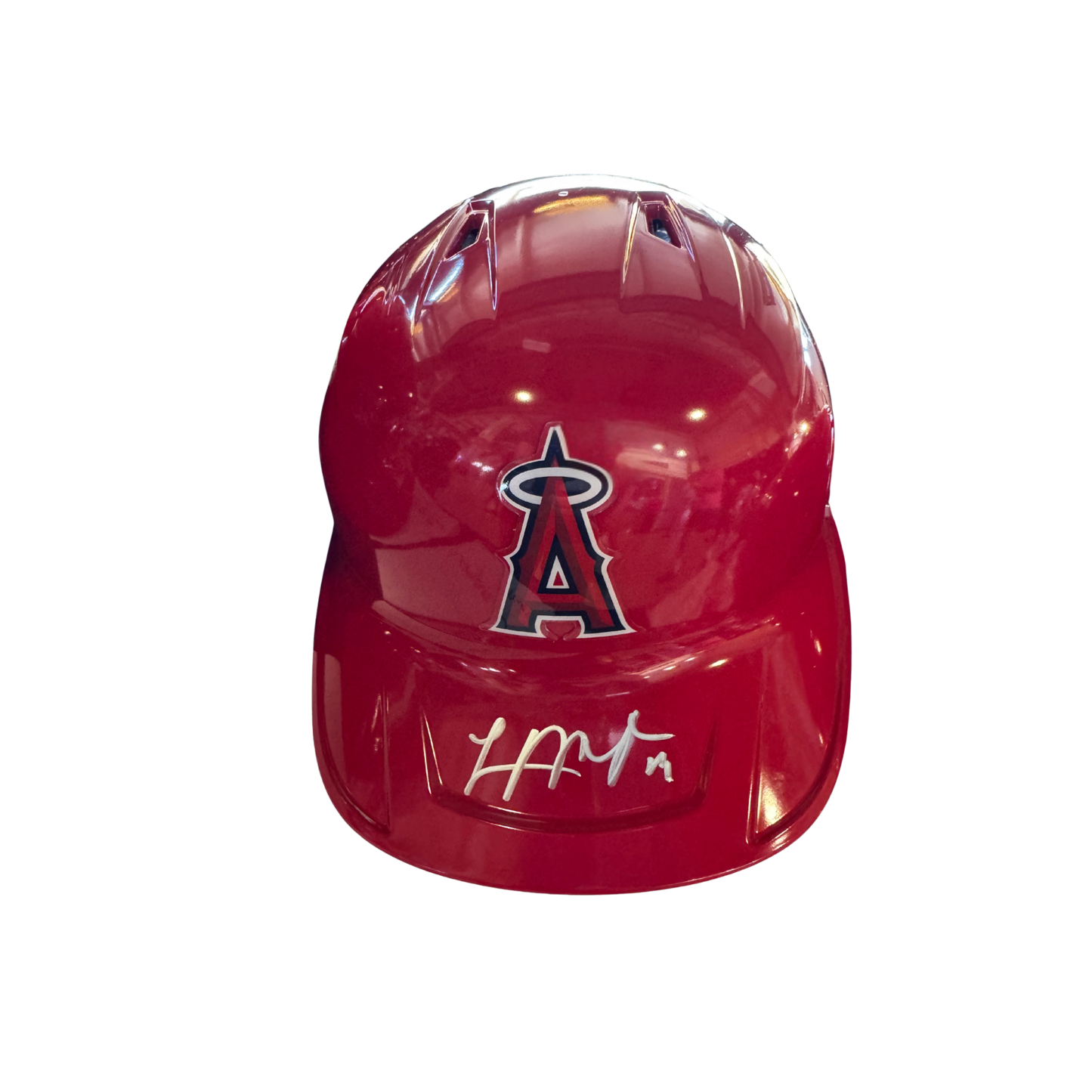 Logan O’Hoppe Autographed Angels Batting Helmet