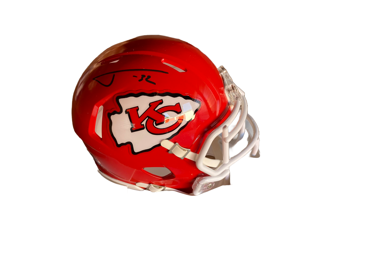Tyrann Mathieu Autographed Chiefs Mini Football Helmet