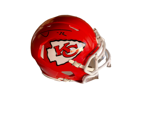 Tyrann Mathieu Autographed Chiefs Mini Football Helmet