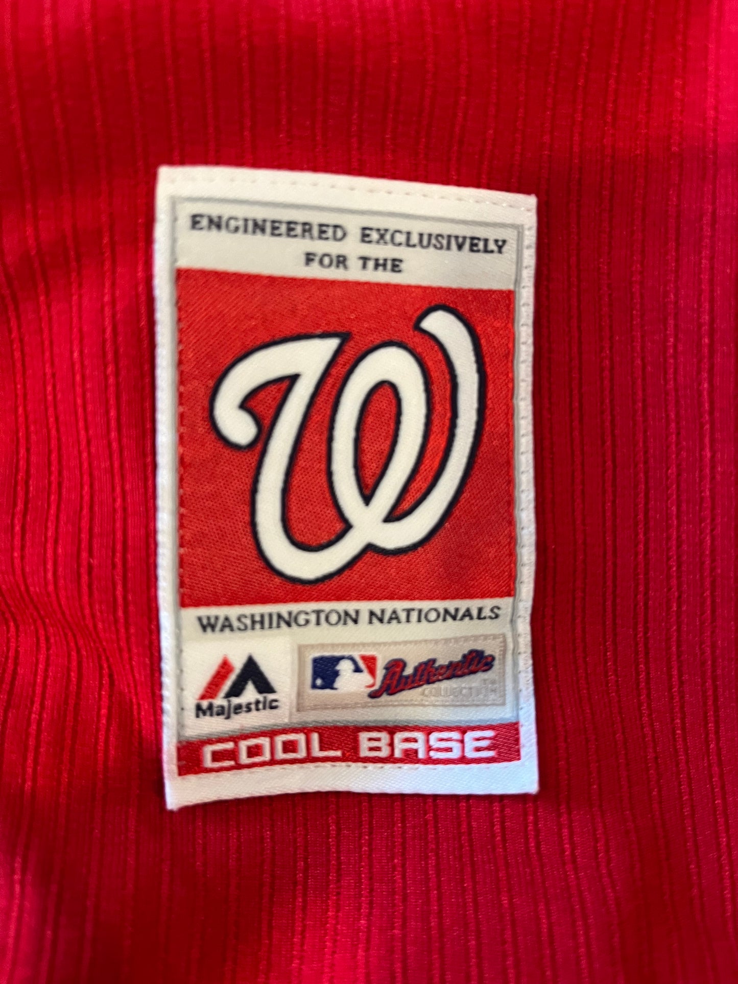Bronson Arroyo Autographed Authentic Nationals Jersey - Player's Closet Project