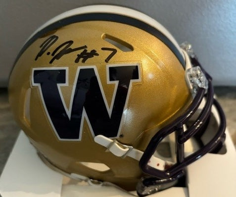 Dillon Johnson Autographed Washington Huskies Mini Helmet