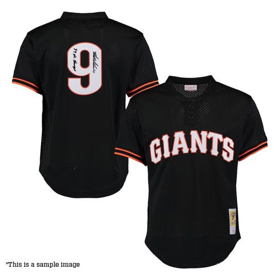 Matt Williams Autographed "89 NL Champs" Mitchell & Ness Black Giants Jersey