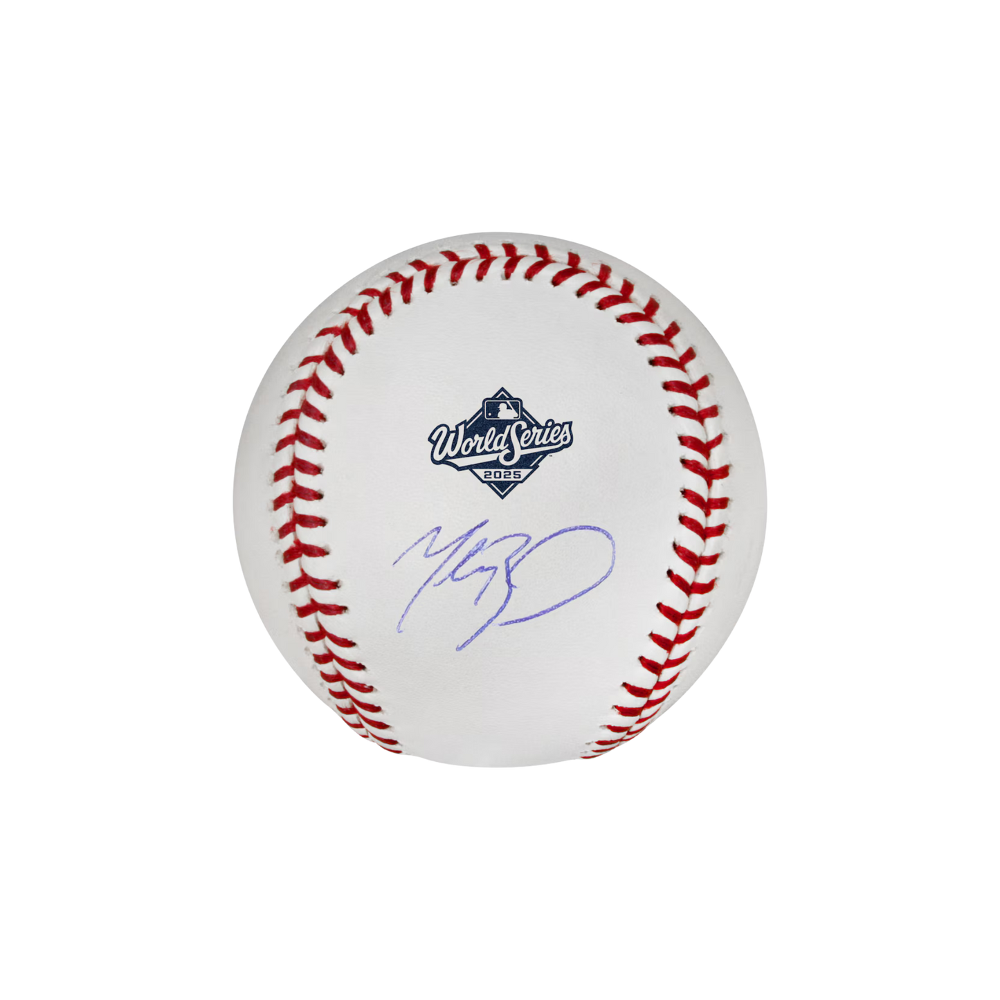 Mookie Betts Los Angeles Dodgers Autographed 2025 World Series Logo Baseball - (PRESALE)