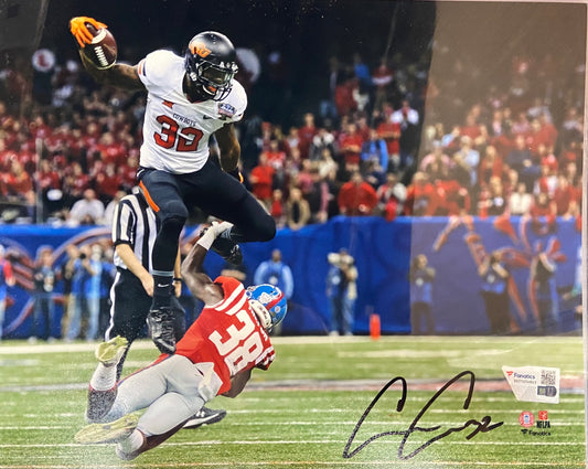 Chris Carson Autographed Oklahoma State 16x20