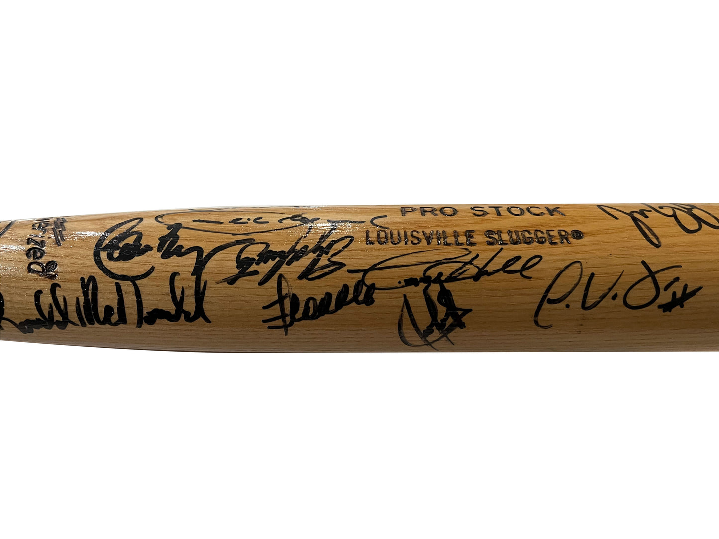 Carlos Delgado, Carlos Beltran and other Various Players Autographed Bat - Player's Closet Project