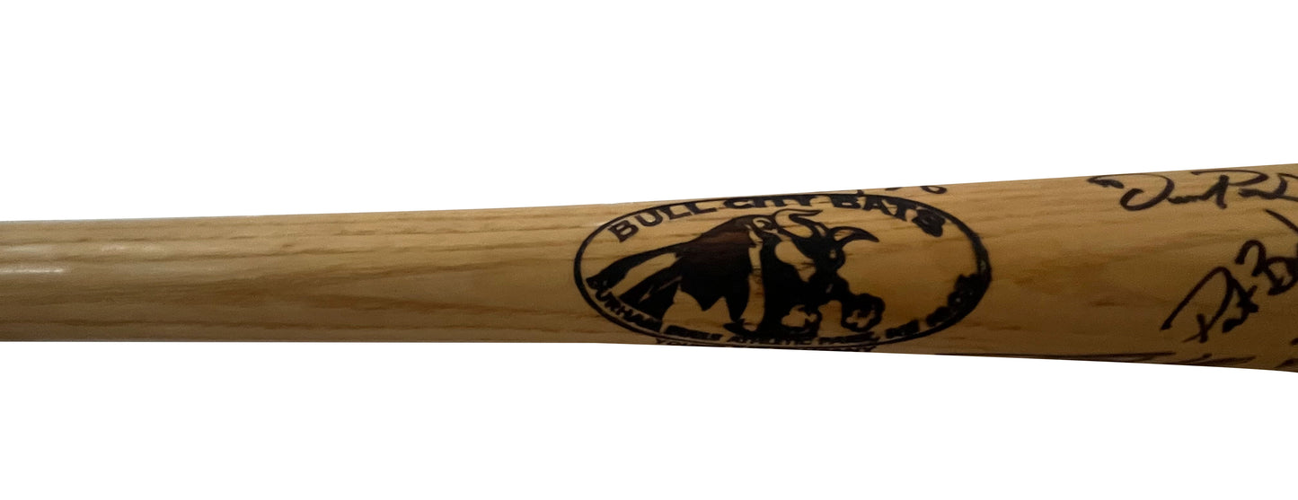 AAA Durham Bulls Autographed Bat - Player's Closet Project