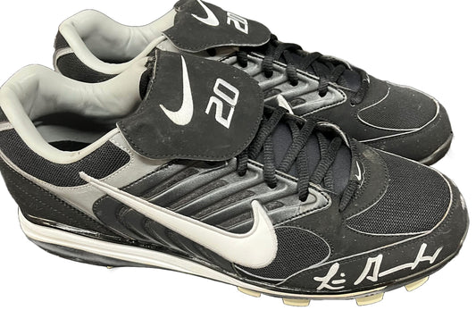 Luis Gonzalez Autographed Arizona Diamondbacks Cleats - Player's Closet Project