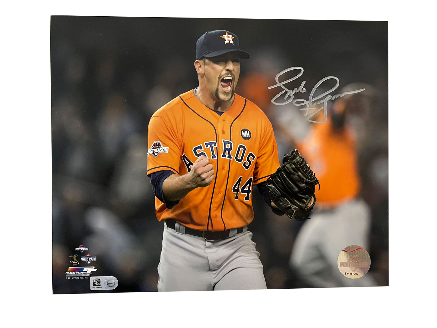 Luke Gregerson Autographed 8x10 Photo - Player's Closet Project