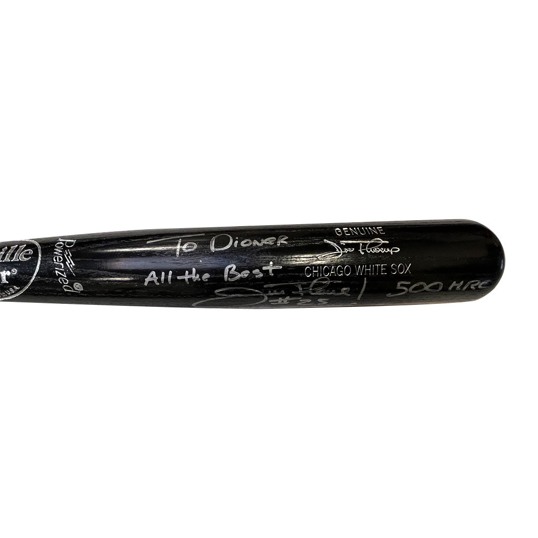 Jim Thome Autographed Bat - Player's Closet Project