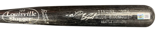 Willie Bloomquist Autographed Bat - Player's Closet Project