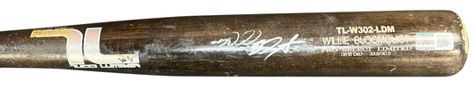 Willie Bloomquist Autographed Bat - Player's Closet Project