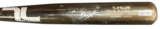 Willie Bloomquist Autographed Bat - Player's Closet Project