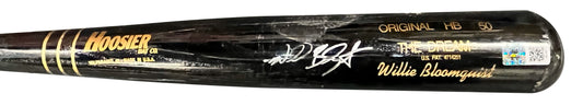 Willie Bloomquist Autographed Bat - Player's Closet Project