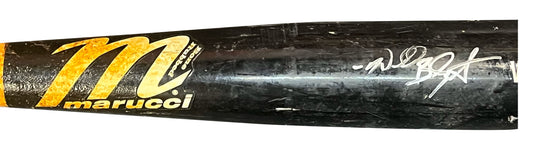 Willie Bloomquist Autographed Bat - Player's Closet Project