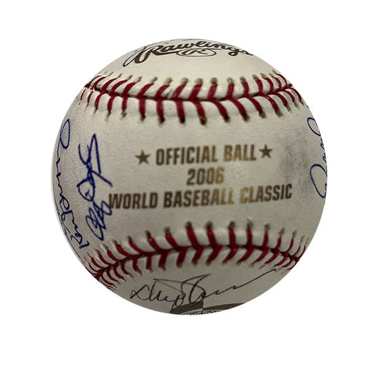 2006 WBC Team Signed Baseball - Player's Closet Project
