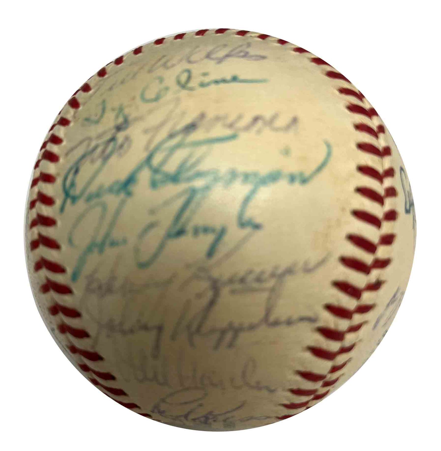 1955 Chicago White Sox Team Autographed Baseball - Player's Closet Project