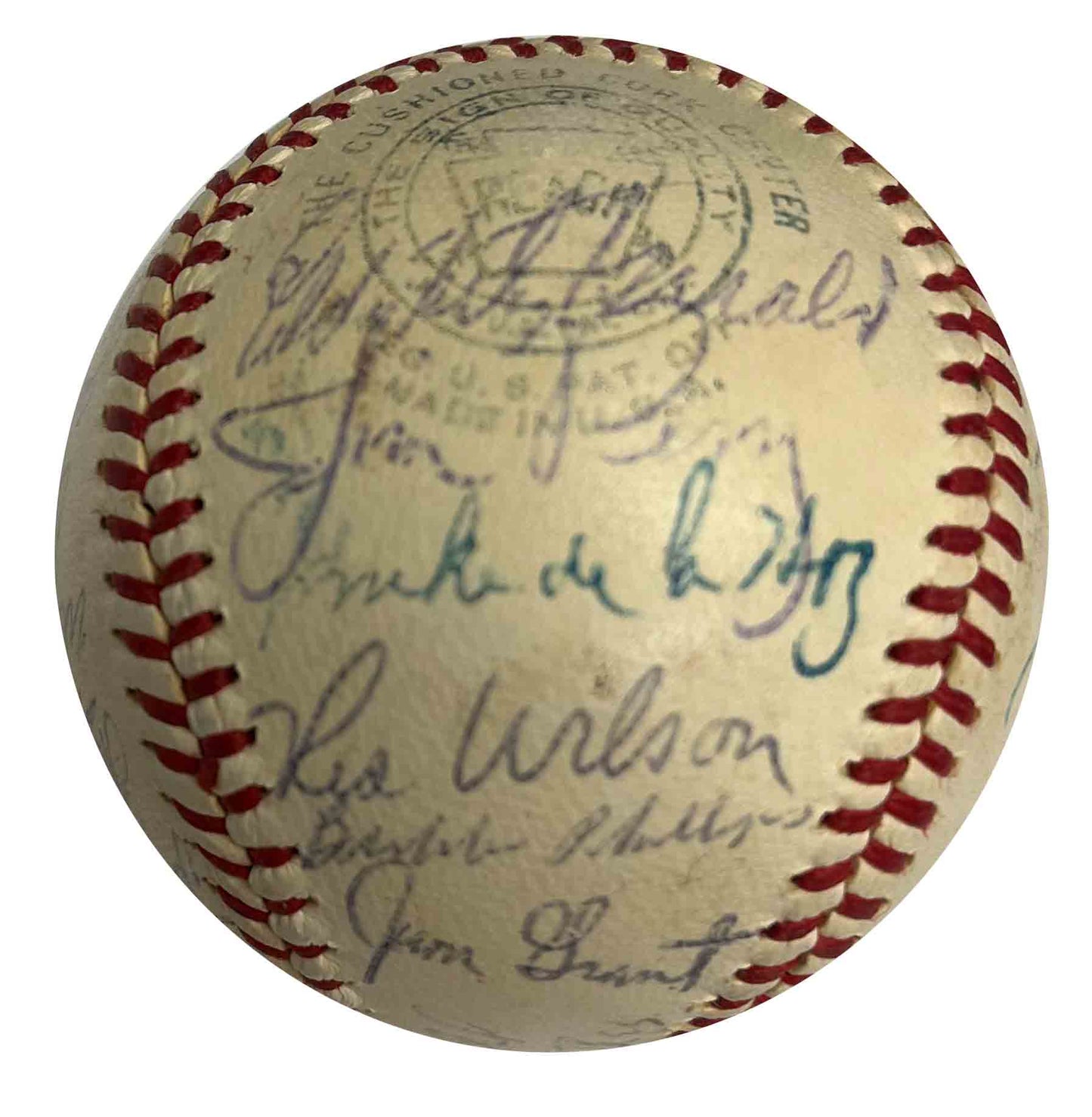 1955 Chicago White Sox Team Autographed Baseball - Player's Closet Project