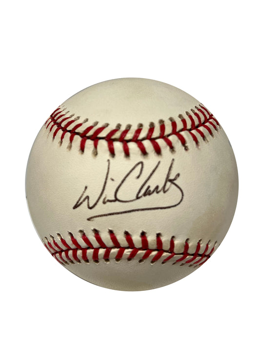 Will Clark Autographed Baseball - Player's Closet Project
