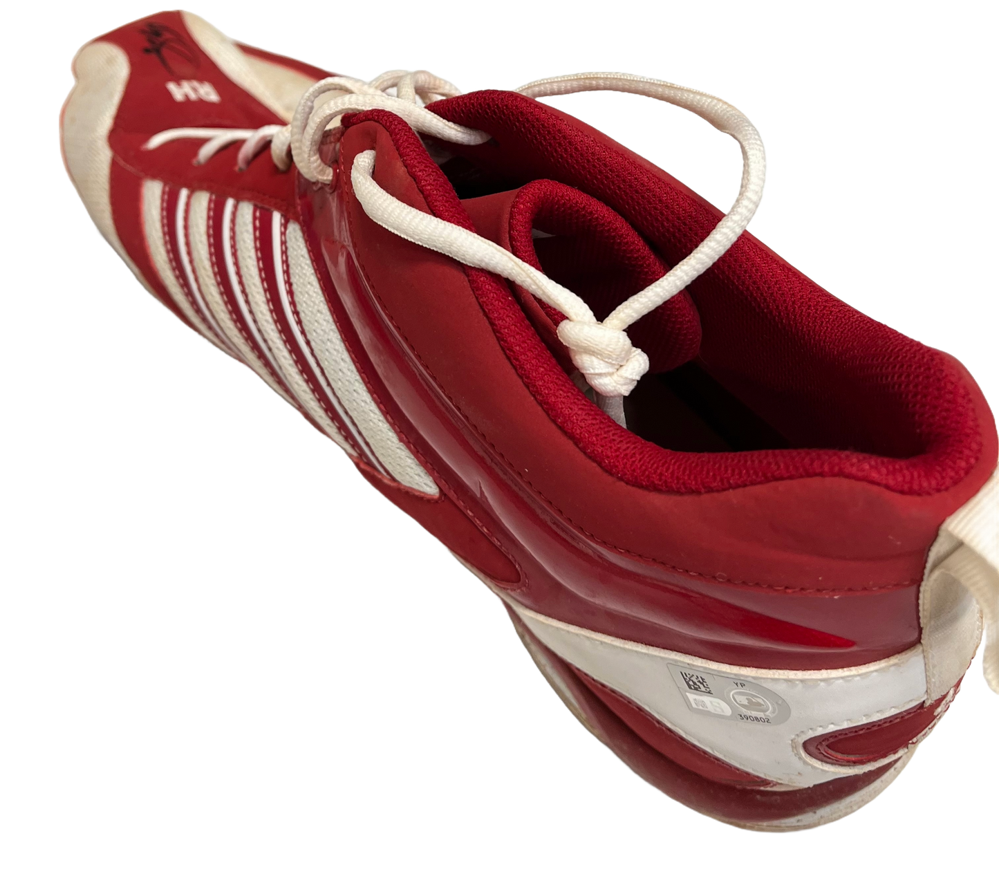 Ryan Howard Autographed Adidas Red/White Right Cleat - Player's Closet Project