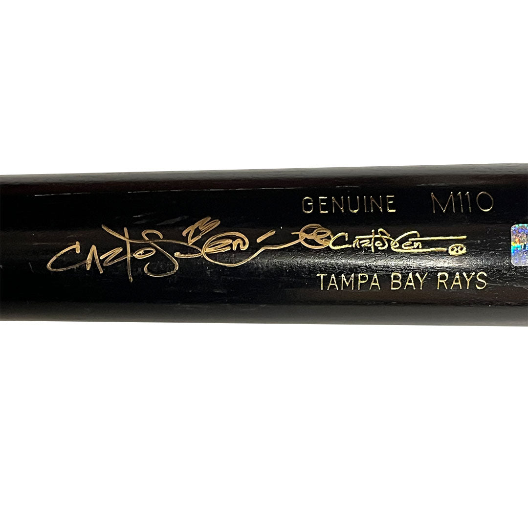 Carlos Pena Autographed Game Used Tampa Bay Rays Bat - Player's Closet Project