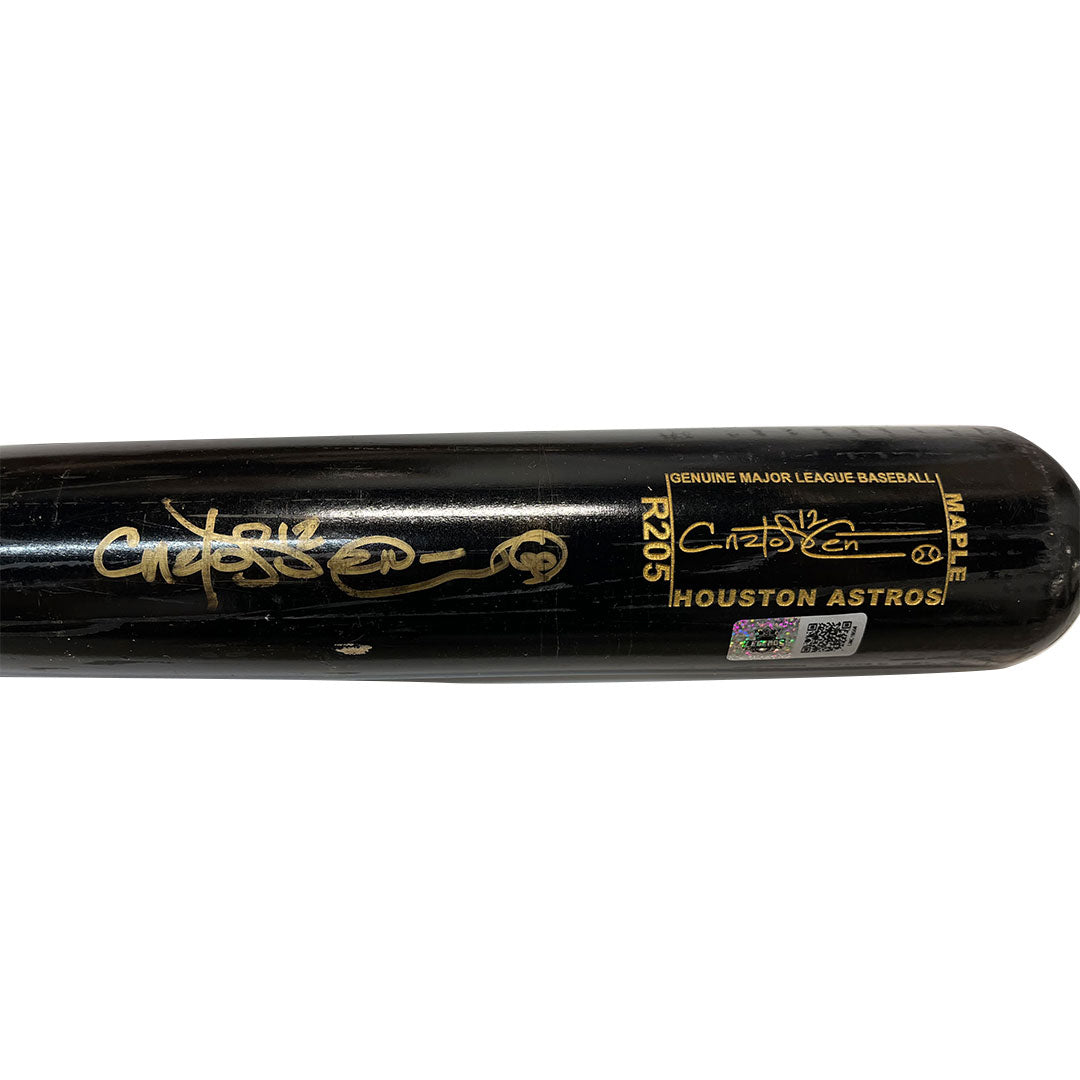 Carlos Pena Autographed Game Used Louisville Slugger Astros Bat - Player's Closet Project