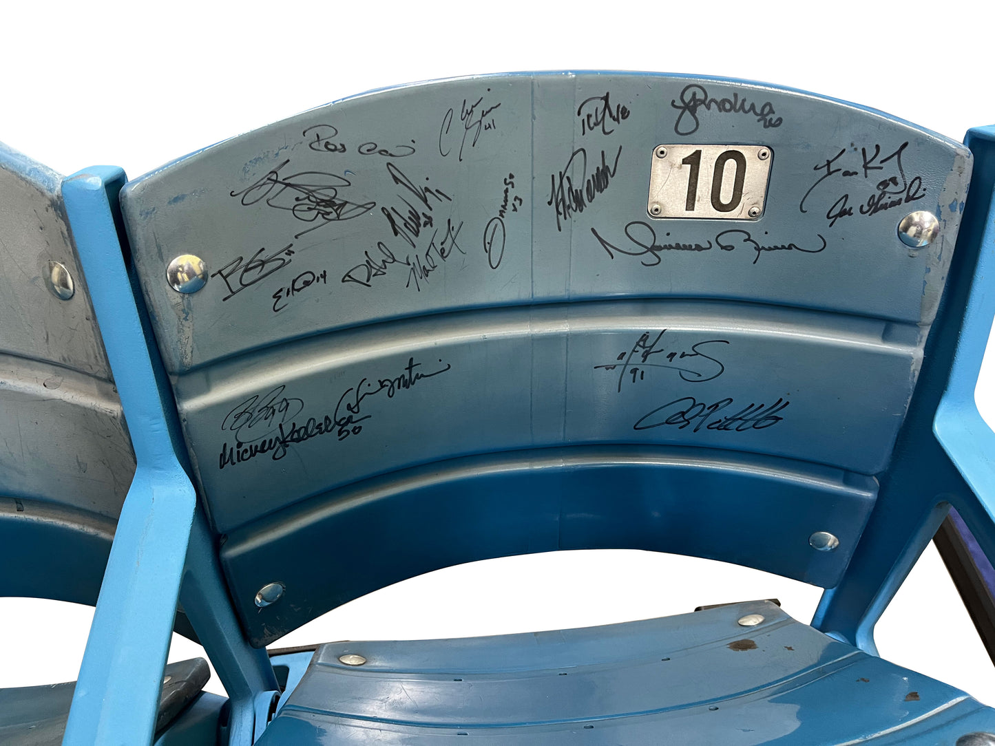Autographed New York Yankees Stadium Seats from Old Yankee Stadium