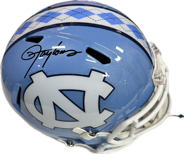 Lawrence Taylor Autographed UNC Replica Football Helmet