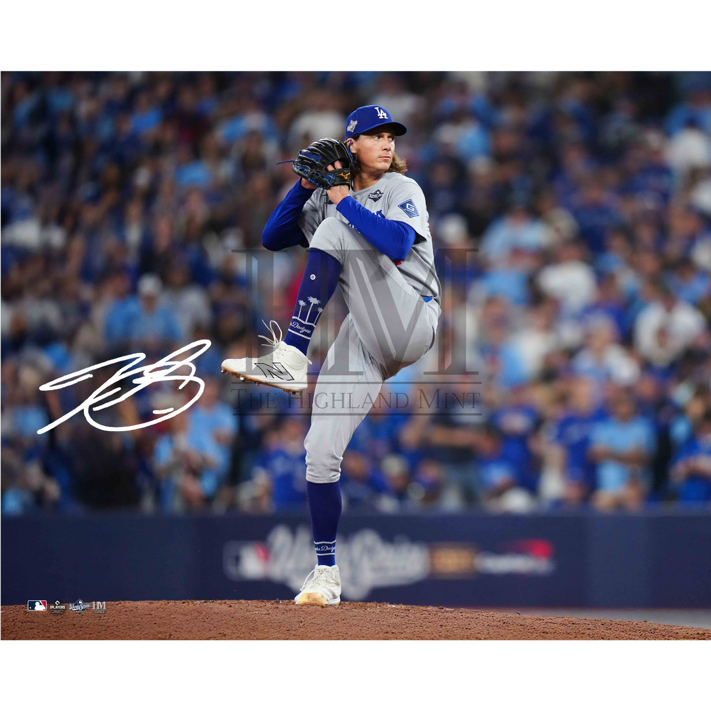 Tyler Glasnow Los Angeles Dodgers Autographed 16x20 Photo - (PRESALE)