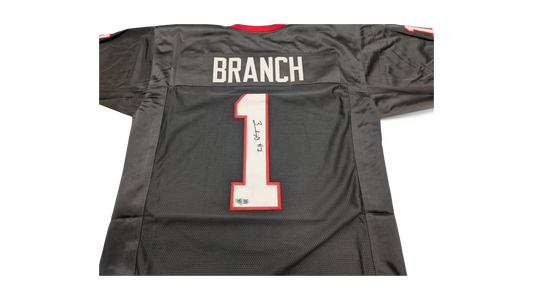 Zachariah Branch Autographed Black Georgia Custom Jersey