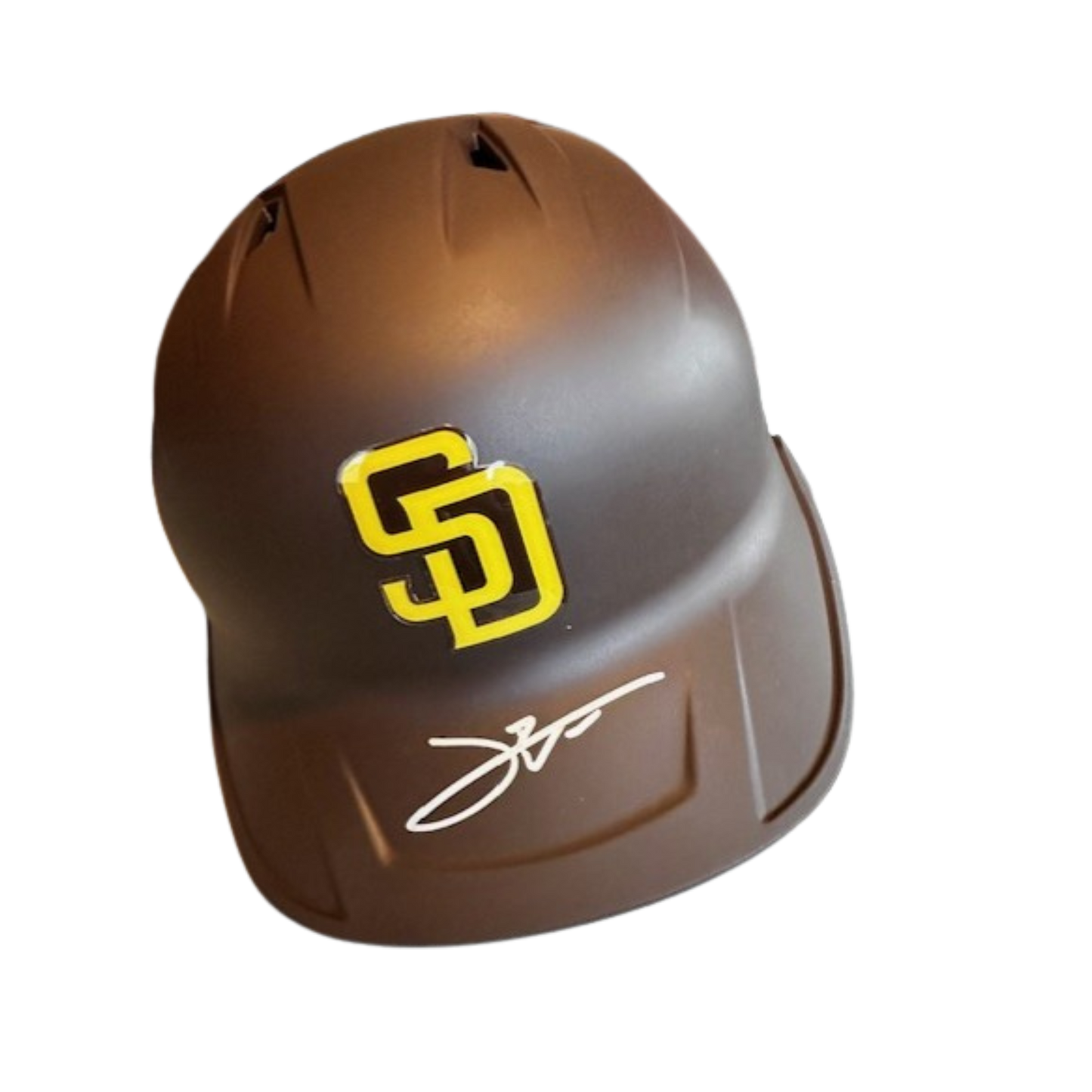 Leo De Vries Autographed Padres Batting Helmet