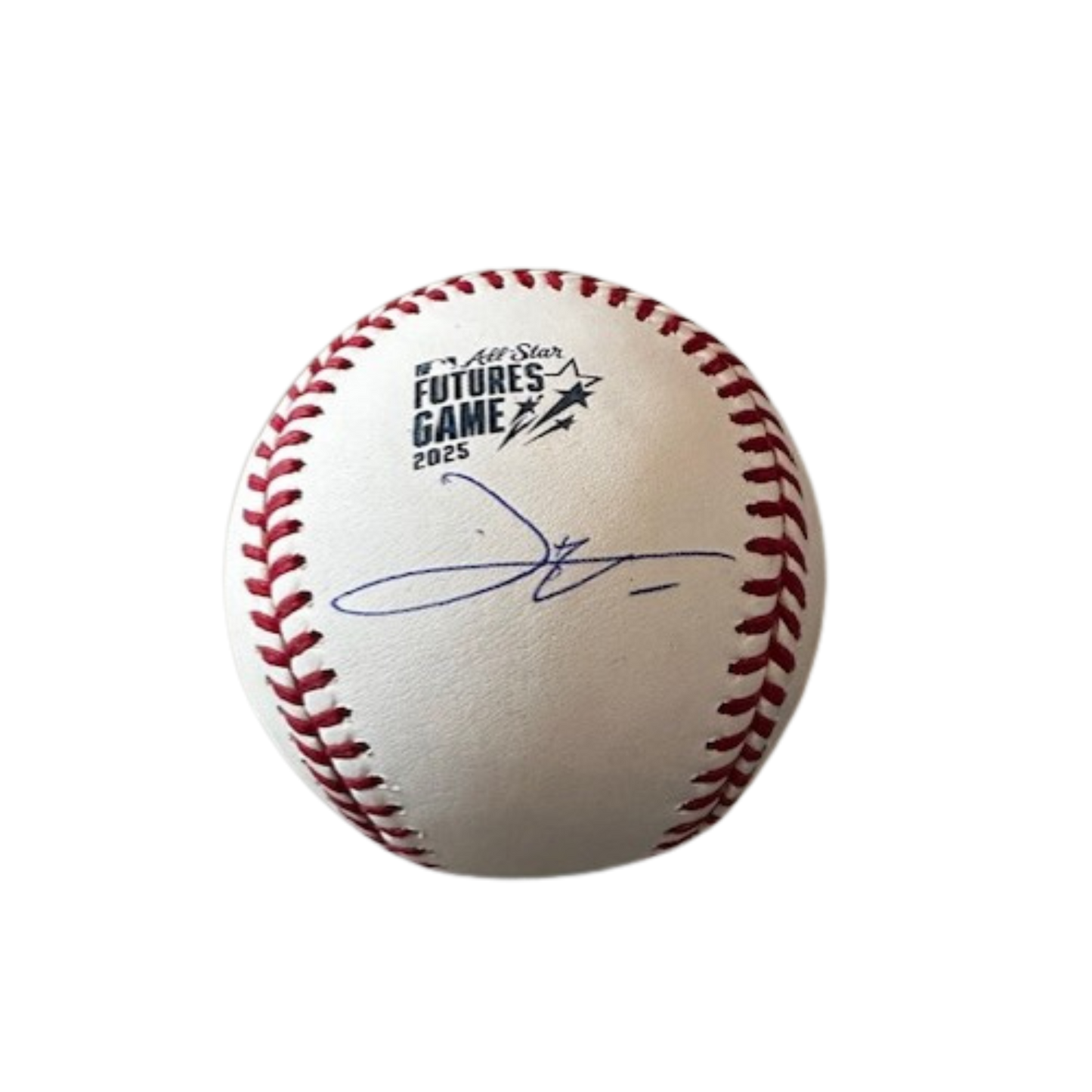 Leo De Vries Autographed 2025 Futures Game Logo Baseball