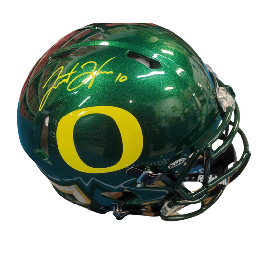 Justin Herbert Autographed Oregon Authentic Football Helmet