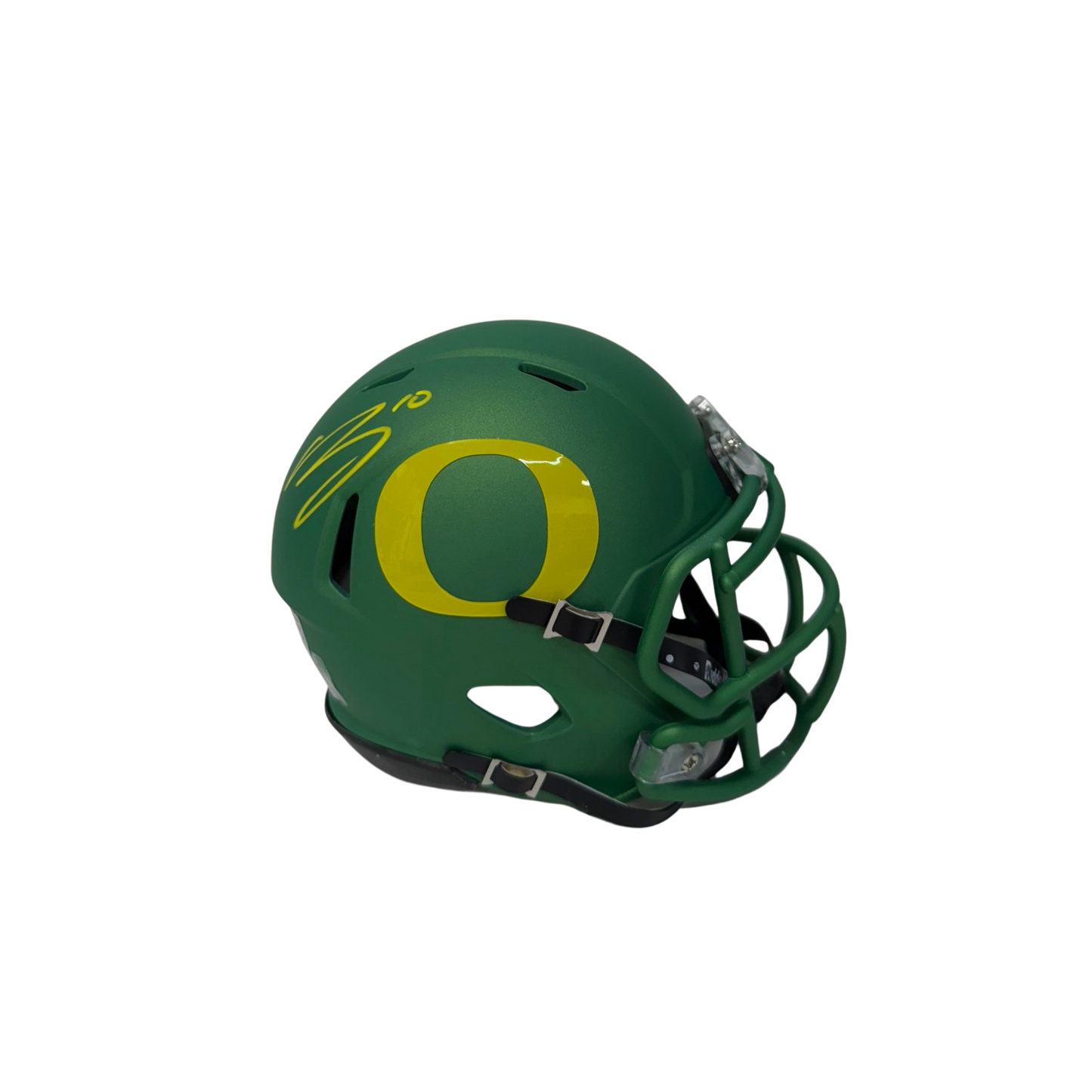 Bo Nix Autographed Oregon Ducks Mini Helmet