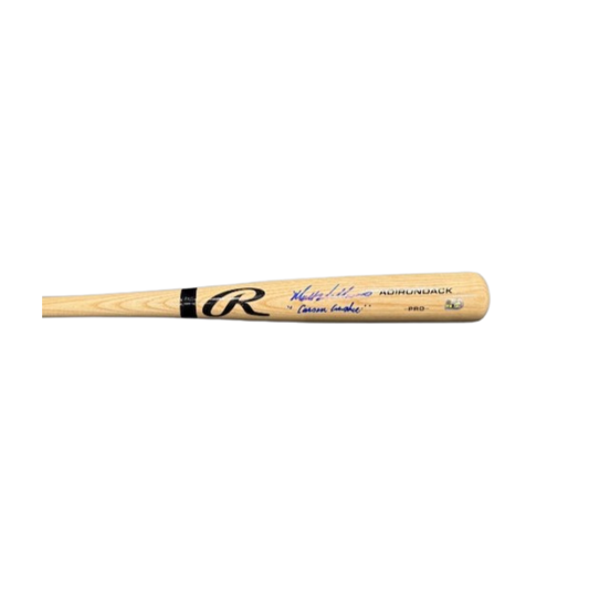 Matt Williams Autographed "Carson Crusher" Blonde Rawlings Bat